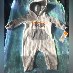 3/$99 Timberland Baby Hooded Onesie 3-6M